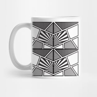 Abstract patterns on ceramic tile Mug